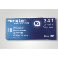 Box of 1 Renata SR714SW, 341 Swiss watch battery