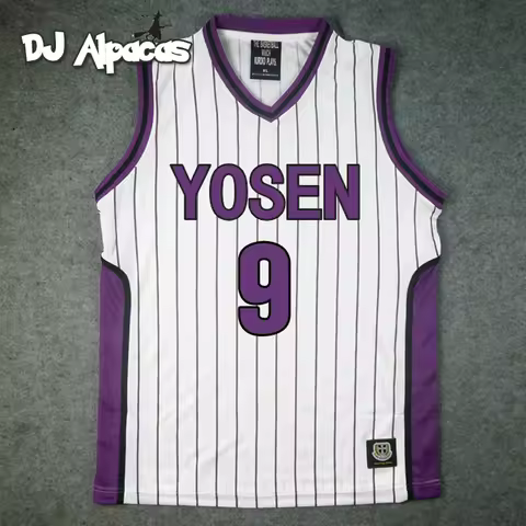 Anime KUROKO'S BASKETBALL Kuroko No Basuke Cosplay Yosen School #9 Murasakibara Atsushi Basketball U