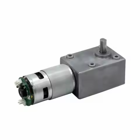 5882-775 Turbine worm DC gear motor high torque low speed speed regulating motor 12V 24V