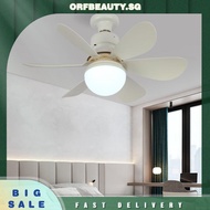 [orfbeauty.sg] E26/27 Socket Fan LED Light Ceiling Fans with Lights 40W/30W for Bedroom Kitchen