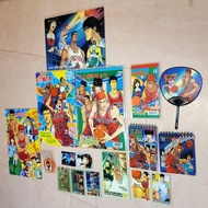 Slam Dunk 日版舊物中古品 男兒當入樽 slamdunk 灌籃高手 湘北 三井壽 櫻木花道 流川楓 仙道彰❗️全部不散賣❗️SHOWA記事簿閃卡填色冊扇子