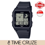 [Time Cruze] Casio LF-20 World Time LED Digital Analog Style Black Square NS Army Unisex Watch LF-20