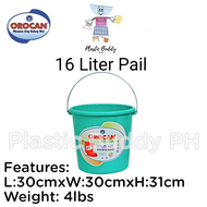 Orocan 16Liter Pail w/ Metal Handle sold by Partybuddyph