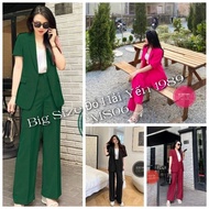 Big Size Office Vest Set MS06