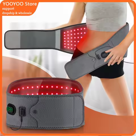 Home Use Full Body 660nm 850nm Near Infrared Light Machine Waist Brace Skin Care Beauty Tool