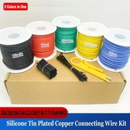 14 16 17 18 20 22 24 26 28 30 Gauge Silicone Insulated Wire, 14awg~30awg Multi-strand Tinned Copper 