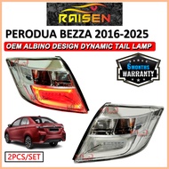 Perodua Bezza 2016 - 2025 Albino White Design Dynamic Tail Lamp Tail Light