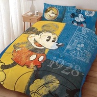 正版授權 台灣製造 Disney 米奇 Micky 米奇老鼠 床笠 床單 枕套 被套 被單 涼被 四季被 兩用被