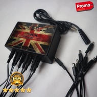 Guitar Effect Power Supply Adapter 8 ports 9 VOLT DC 1000Mah