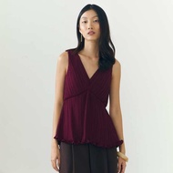Nine Studio - Ame Top in Burgundy