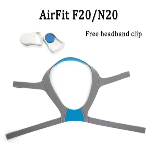 CPAP Headband Replacement for Resmed Airfit F20 N20 Sleep Apnea Headband Clip Ventilator Accessories