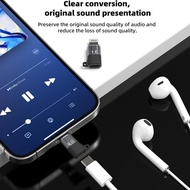 Converter Type C to Lightning iPhone Support Audio Microphone USB 2.0 Fast Charging Data Transfer Ad