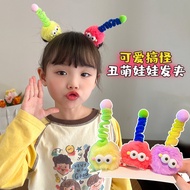 Ugly Doll Duckbill Clip Cute Briquettes Twist Stick Hair Clip Antenna Ugly Cute Big Eyes Hair Ball F
