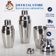 Bình shaker inox Bình lắc shaker pha chế trà sữa rượu Cocktail chất liệu inox đủ cỡ đẹp (350 - 550 -