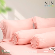 [TENCEL 80S 100%] Bộ 5 món drap áo gối tencel NIN Florence 80s ga giường nhiều màu trơn mát lạnh