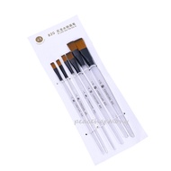 Sakura Nylon Paint Brush 820W(6 pcs/pack) (Halal) for Acrylic Painting, Oil Painting