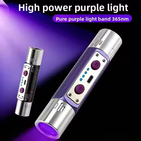 UVC Longwave UV Flashlight Shortwave 254nm Blacklight LED Flashlight LED 395nm UV Flashlight Lamps P