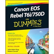 Canon Eos Rebel T6i  750d For Dummies - Paperback - English - 9781119128830