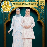 ZOE ARISAH Samira BAJU KURUNG KEDAH 2026 MUSLIMAH Floral Printed Loose Labuh Oversized Baju Raya Mod