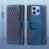 For Tecno Spark 40 4G KM5 Flip leather Card Holder Book Wallet stand Full Protection Case For Tecno 