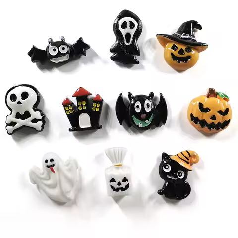 Halloween Fridge Magnets Bat Ghost Pumpkin Whiteboard Refrigerator Megnetic Message Post Home Kitche