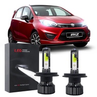 For Proton Iriz 2015-2022 (100% Headlamp Bulbs) 2PCS WHITE 12-32V 6000K LED Headlight Conversion Lig
