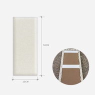 Bed Headboard 3D Wall Stickers Self-adhesive Wallpaper Head Board Wall Panels Tete De Lit Cabecero C