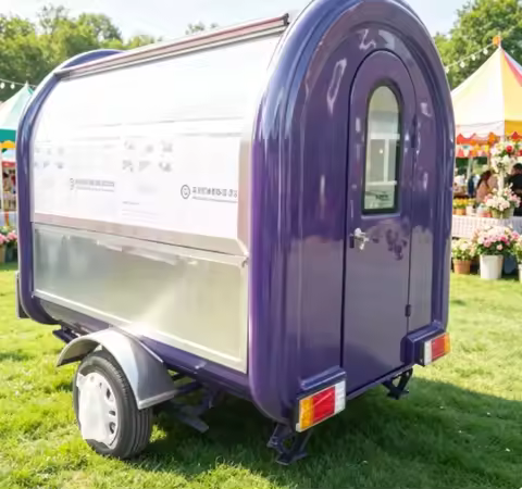 Factory Direct Supply Food Truck Trailer Food Kiosk Professional Factory Made Mobile Fast Food Trail