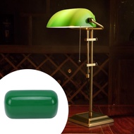 Bankers Lamp Shade Plastic Vintage Style Retro Table Lamp Shade Cover Replacement for Desk Green