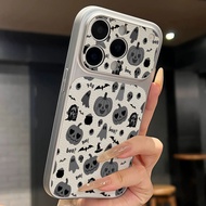For OPPO A6 Pro A16 A3X Note 80 Realme C63 phone case leather texture jack-o-lantern pattern