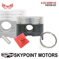 R8 PISTON KIT XRM110 0.25 D&B FOR MOTORCYCLE (9856-425)