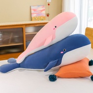 Whale Stuffed Animal Plush Toy Soft Whale Dophin Hugging Pillow Cute Whale Plush Doll Toy Back Cushi