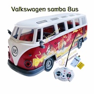 Remote Control van Simulation Volkswagen Samba Van RC Valkswagen Bus RC Bus Mainan Bus RC Van Rechar