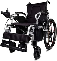 Adult Motorized Fold Power Wheel Chair with Reversing Reminder, Lightweight Dual Function Foldable Electric Wheelchair