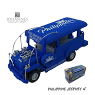 4 Inch Philippine Jeepney Die-cast Metal Matte Finish |  Philippine Souvenir - Blue