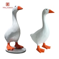 [UsusexaMY] Goose Figurine Goose Key Holder Aesthetic Accessories Funny Home Decor Cute Ornament for