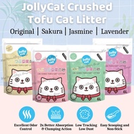 Jolly Cat Crushed Tofu Clumping Soya Cat Litter - Tofu Pasir Kucing (6L)