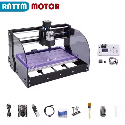 3018 Pro Max 3 Axis CNC GRBL Control DIY Mini Router Milling engraving Cutter Machine + ER11 Collet