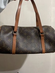 LV vintage speedy 30 老花 圓筒包