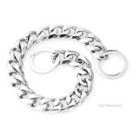 15mm Thép không gỉ Chó cổ áo Vàng LIXURY CUBAN LIÊN KẾT Huấn luyện P Chuỗi P cho chó lớn Doberman Pi