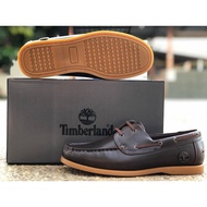 [READY STOCKS] TIMBERLAND LOAFER COFFEE LEATHER NEW