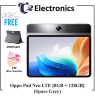 Oppo Pad Neo Free Ntuc Voucher / Wifi Version (6GB RAM + 128GB ROM) / LTE Version (8GB RAM + 128GB ROM) - T2 Electronics