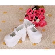 Bdj Doll sd Doll 1/4 Point White Thick Heels