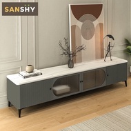 SANSHY Tv Cabinet European Floor White Tv Cabinet Console Living Room Coffee Table Storage Cabinet SA001