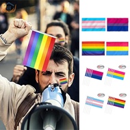 Gay Pride Flag 6 Stripes Lesbian LGBT Banner Bright Colors Yard Decor SHOPSKC9454