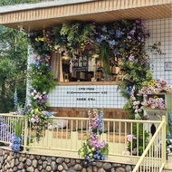 Artificial Flower Deposit Design To Picture 1V1 Matching Landscaping Monet Garden Door I9DY