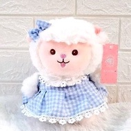 Standing Sheep Doll Wear A Skirt Size 8 Inches