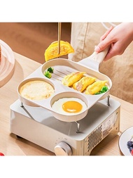 1入3/4孔麥飯石不粘煎盤烤餅烹飪鍋,家庭早餐蛋漢堡烤盤,適用於電磁爐和瓦斯爐