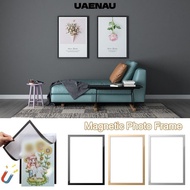 UAENAU Magnetic Photo Frame, Wall Home Decor Self Adhesive Magnetic Picture Frames, Photo Display A3