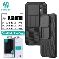 Nillkin Case For Xiaomi 15T Pro 14T Pro 13T Pro 12T Pro Phone Case Camera Slider Protection luxury S